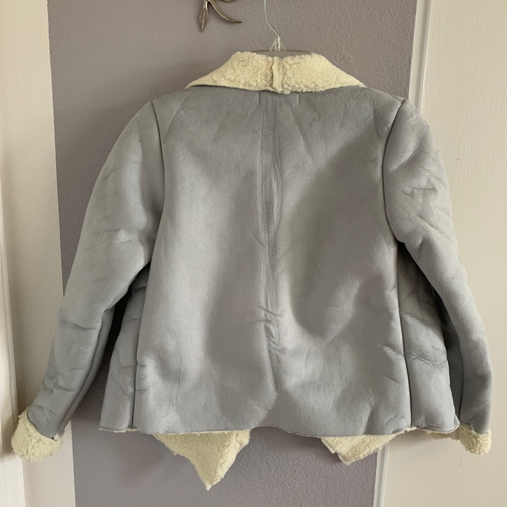 Missguided Shearling Waterfall Jacket - Picture 3 of 4